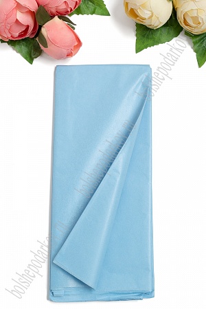Бумага тишью 50*66 см (10 листов) SF-914, голубой №292