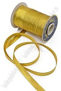 Бейка косая 1,5 см*90 ярд (SF-161) золото №9206