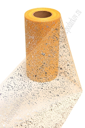 Фатин &amp;quot;Капли&amp;quot; 15 см*25 ярд (SF-2950) оранжевый