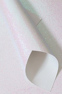 Кожзам &quot;Соты&quot; А4 (5 листов) SF-3945, белый хамелеон №18