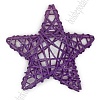 Декор &amp;quot;Звездочка&amp;quot; 13 см, в ассортименте Уценка (плохой прокрас)