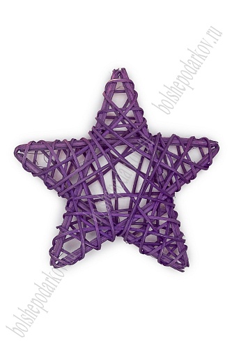 Декор &amp;quot;Звездочка&amp;quot; 13 см, в ассортименте Уценка (плохой прокрас)