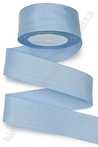 Лента репсовая 4 см*20 ярд (SF-3452) голубой №0063