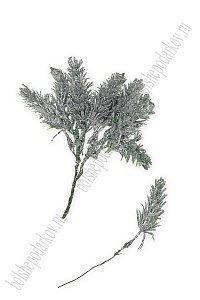 Веточка декоративная 13 см (12 шт) SF-7810, серебро №11