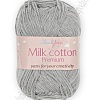 Пряжа &amp;quot;Milk cotton Premium&amp;quot; 50 гр (10 шт) SF-7847, светло-серый 