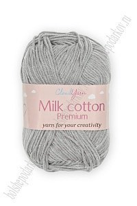 Пряжа &quot;Milk cotton Premium&quot; 50 гр (10 шт) SF-7847, светло-серый