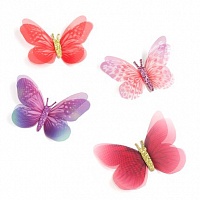 Бабочки шифоновые