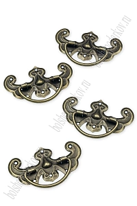 Ручки для шкатулок и сундучков 45*25 мм (20 шт) SF-7972, бронза №5