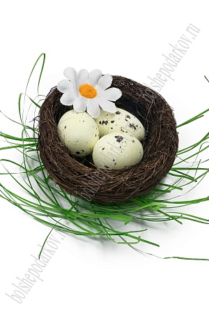 Пасхальный декор 9,5 см &quot;Яйца в гнезде&quot; SF-5017, №3