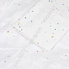 Бумага тишью с блестками 50*66 см (10 листов) SF-2860, белый/мультиколор №045
