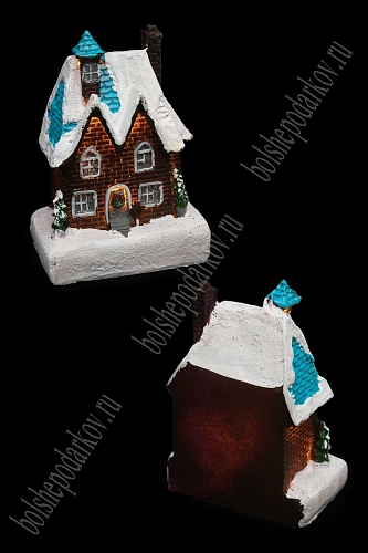 Фигурка миниатюрная &amp;quot;Домик&amp;quot; с подсветкой, 10,5*8*5 см SF-8213, №4