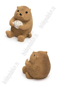 Фигурка миниатюрная &quot;Бобёр&quot; 2*2,5*3 см (2 шт) SF-8049