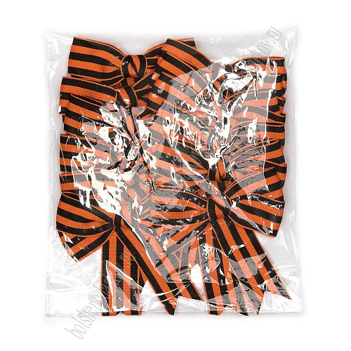 Брошь &amp;quot;9 мая&amp;quot; из георгиевской ленты (12 шт) SF-8144, №10