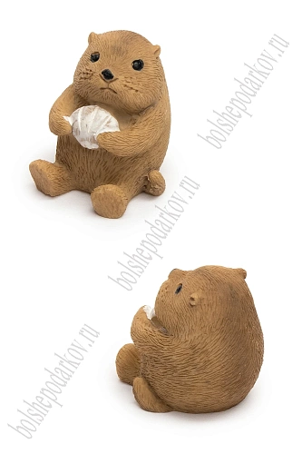 Фигурка миниатюрная &amp;quot;Бобёр&amp;quot; 2*2,5*3 см (2 шт) SF-8049