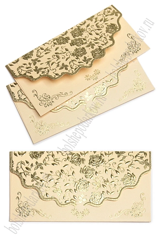 Конверт подарочный 19*9 см (5 шт) SF-8157, №1