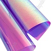 Пленка ПВХ двусторонняя А4 (5 листов) SF-7232, розовый хамелеон №3