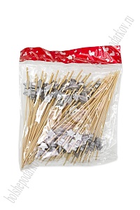 Шпажки бамбуковые 12 см (100 шт) SF-7819, №9