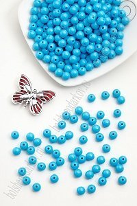 Бусинки пластиковые 8 мм*500 гр  (SF-2508) голубой №29