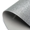 Фоамиран глиттерный 2 мм, 40*60 см Premium (10 листов) SF-3010, серебро №2024