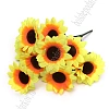 Букет цветов &amp;quot;Подсолнухи&amp;quot; 37 см (2 шт) SF-5139, желтый