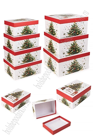 Коробки прямоугольные 10 в 1, 37*28,5*16 см (SF-7821) №4