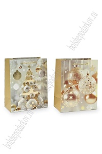 Пакет &quot;Новогодний&quot; 18*23*10 см (12 шт) SF-7568, микс №31