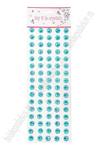 Стразы декоративные &quot;Цветок хамелеон&quot; 1,2 см (SF-3180) голубой