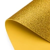 Фоамиран глиттерный А4, 2 мм Premium (10 листов) SF-7840, золото голографик №5002