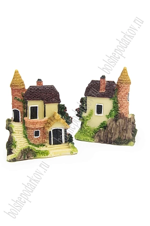 Фигурка миниатюрная &quot;Домик&quot; 6*4,3*7,2 см (1 шт) SF-8049, №4