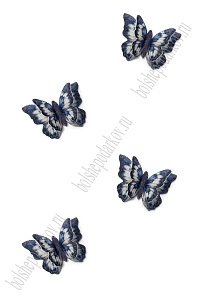 Лазерная вырубка из фетра "Бабочка" 3*2,5 см (10 шт) №11