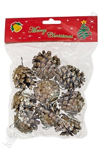 Новогодние украшения 4 см &quot;Шишки&quot; (9 шт) SF-3513, №1