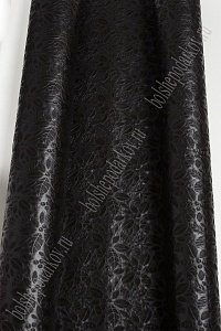 Фетр ламинированный 53 см*10 ярд "Листочки" SF-2371 (черный)
