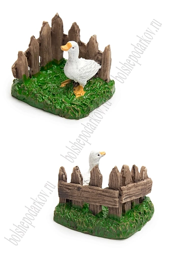 Фигурка миниатюрная &amp;quot;Уточка&amp;quot; 4*3,7*3,5 см (1 шт) SF-8049