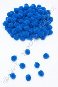 Помпоны 15 мм (200 шт) SF-1164, синий