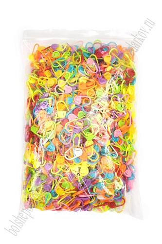 Булавки маркировочные для вязания 2,2 см (1000 шт) SF-7771, ассорти