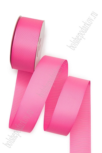 Лента репсовая 4 см*20 ярд &amp;quot;1 сорт&amp;quot; (SF-1349) розовый №05