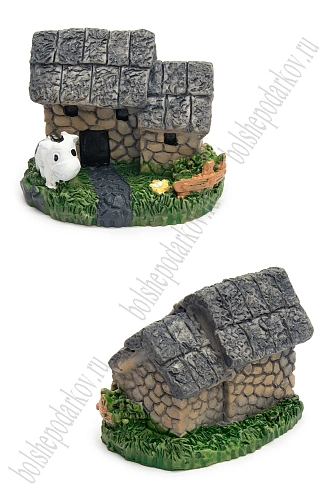 Фигурка миниатюрная &amp;quot;Домик&amp;quot; 5*4*4 см (1 шт) SF-8049, №3