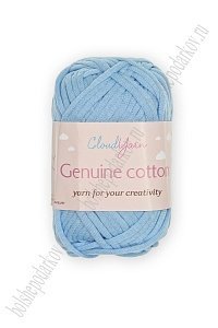 Пряжа &quot;Genuine cotton&quot; 50 гр (10 шт) SF-7844, голубой