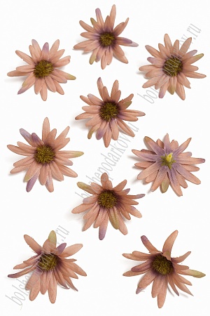 Головки цветов &quot;Хризантема&quot; 5 см (100 шт) SF-2090, дымчато-розовый №2