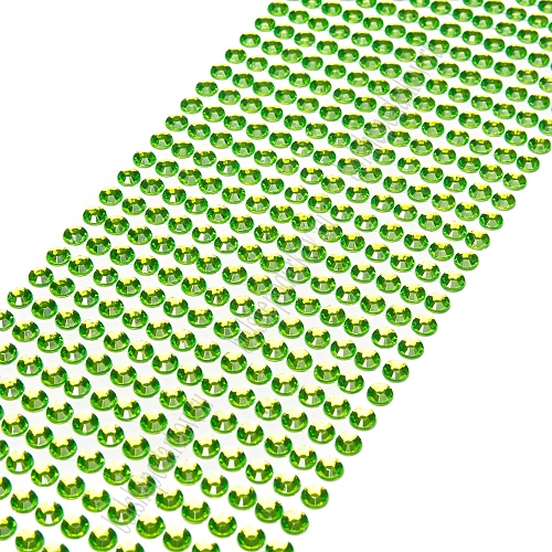 Стразы декоративные 6 мм (504 шт) SF-3177, светло-зеленый