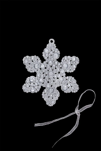 Новогодние украшения "Снежинка" 9,5 см (SF-1692) №2 Новогодние украшения "Снежинка" 9,5 см (SF-1692) №2