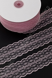 Кружево 4,5 см*50 ярд (SF-7779) светло-розовый №27