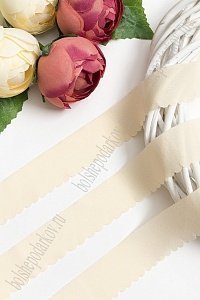 Лента шифоновая 3 см*1,4 м (5 шт) SF-5848, бежевый №10