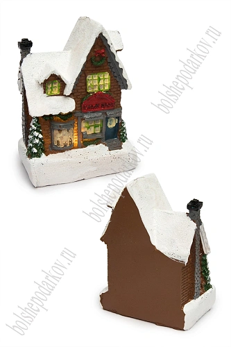 Фигурка миниатюрная &amp;quot;Домик&amp;quot; с подсветкой 10*8*5 см SF-8213, №3