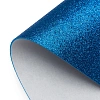 Фоамиран глиттерный самоклеющ. А4 (10 листов) SF-1957, синий №020А