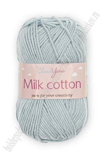 Пряжа &amp;quot;Milk cotton&amp;quot; 50 гр (10 шт) SF-7848, светло-голубой