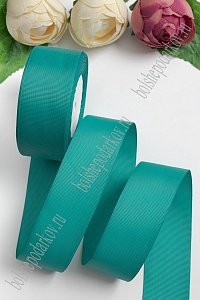 Лента репсовая 4 см*20 ярд (SF-3452) бирюзовый №220