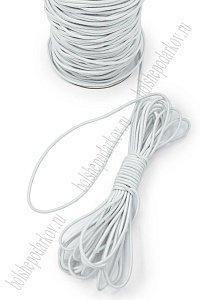 Резинка шляпная 2 мм*100 ярд (SF-7765) белый