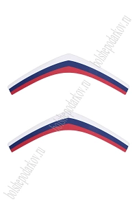 Лазерная вырубка из фетра "Кокошник" 4,5*28 см (2 шт) №13