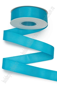 Лента репсовая 2,5 см*20 ярд &quot;1 сорт&quot; (SF-1348) бирюзовый №0020